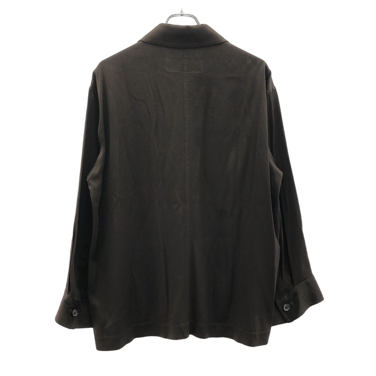 INSCRIRE アンスクリア 20SS カバーオールジャケット I20SS-BZ21 ブラウン 36 ITXHEP7VUA76 INSCRIRE - INSCRIRE アンスクリア 20SS カバーオールジャケット