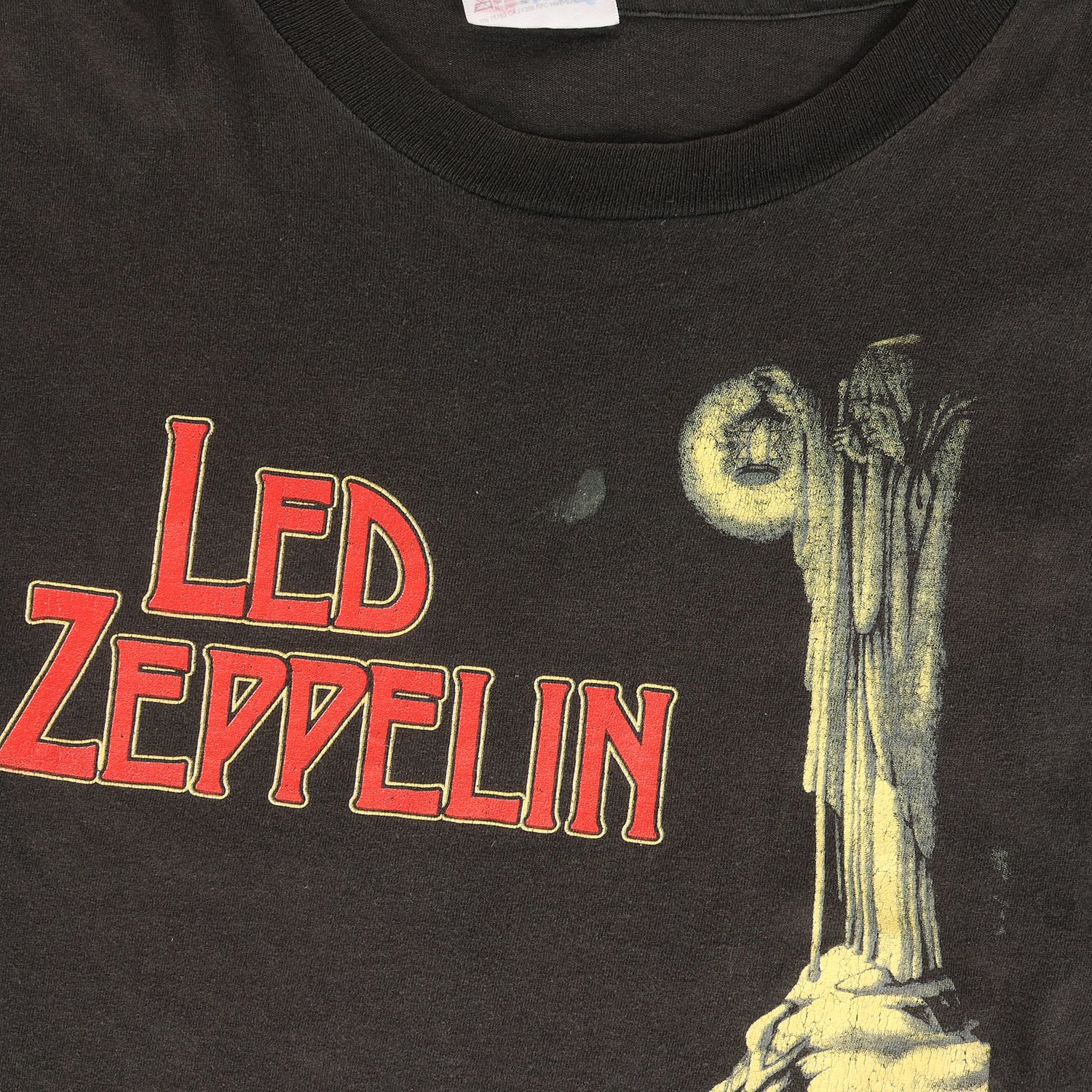レッドツェッペリンUSA製　1970年代　ヴィンテージ　ロックTシャツ 80年代 80s アメリカ製 バンT ミュージック 音楽 レッド