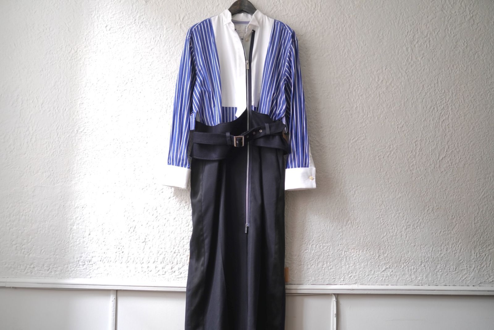 20AW Suiting × Cotton Poplin ドッキングシャツワンピース | sacai サカイ