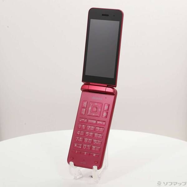 品〕 DIGNO ケータイ KY-42C レッド docomo SIMフリー【349】 売れ筋