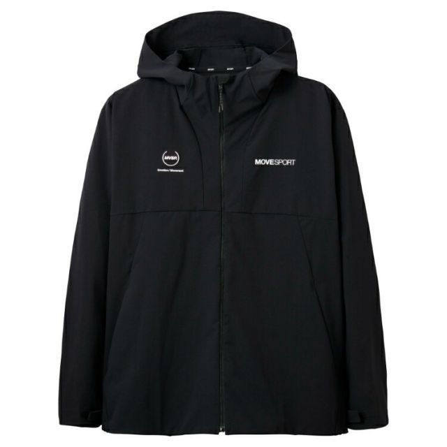 DESCENTE デサント AIRY TRANSFER スパンライク フルジップフーディー ブラック Oサイズ DMMVJF10 BK | スポーツ スポーツウェア ウエア 服 衣類 機能性 アウター 長袖 ロングスリーブ 素材 リブ仕様 ス