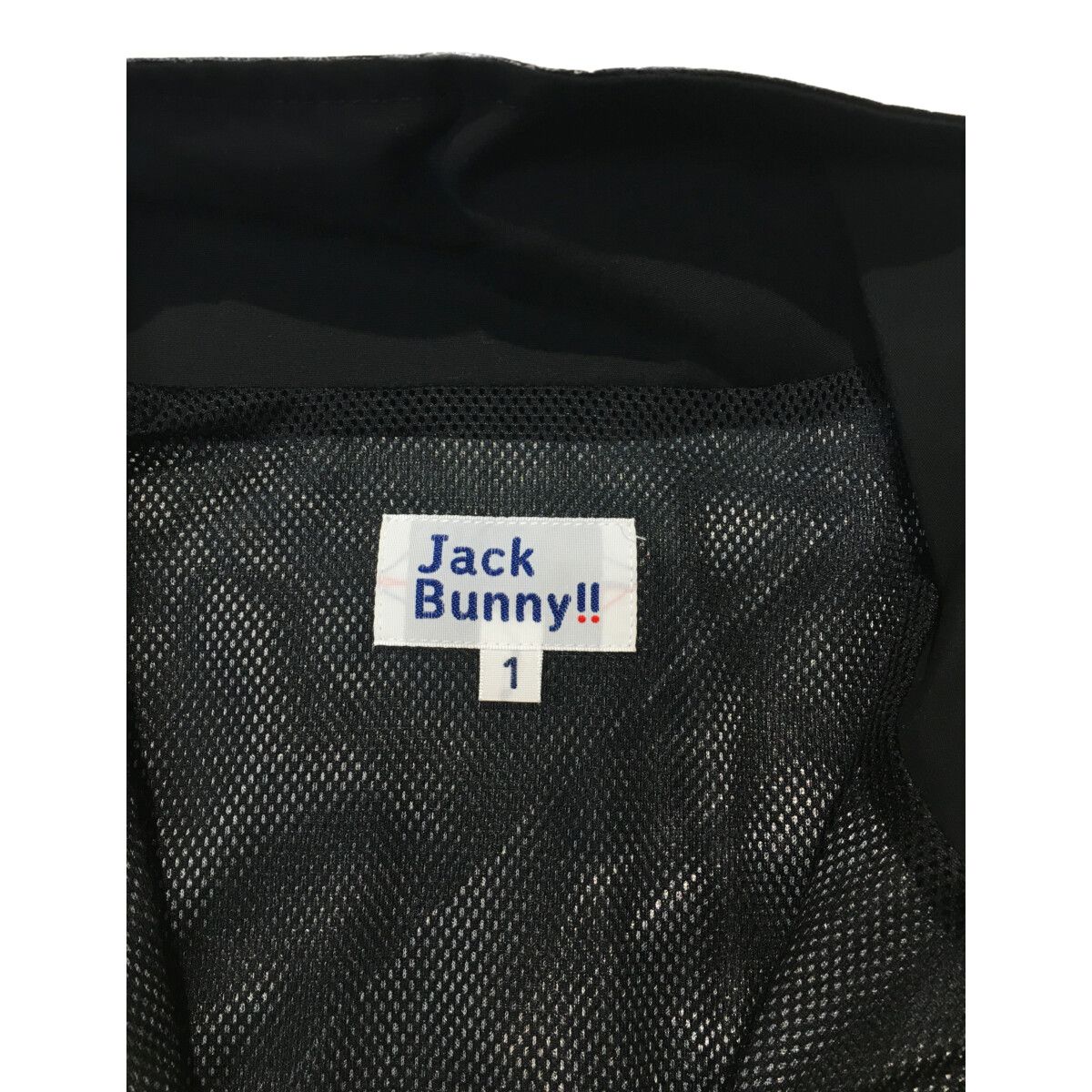 JACK BUNNY!! - coco 中古 ジャックバニー Jack Bunny!! レディース ブルゾン 1(M) 黒 長袖ダブルジップ 薄手 裏地メッシュ 中古 レディース ジャックバニー Jack Bunny!! ブルゾン 1(M) 黒
