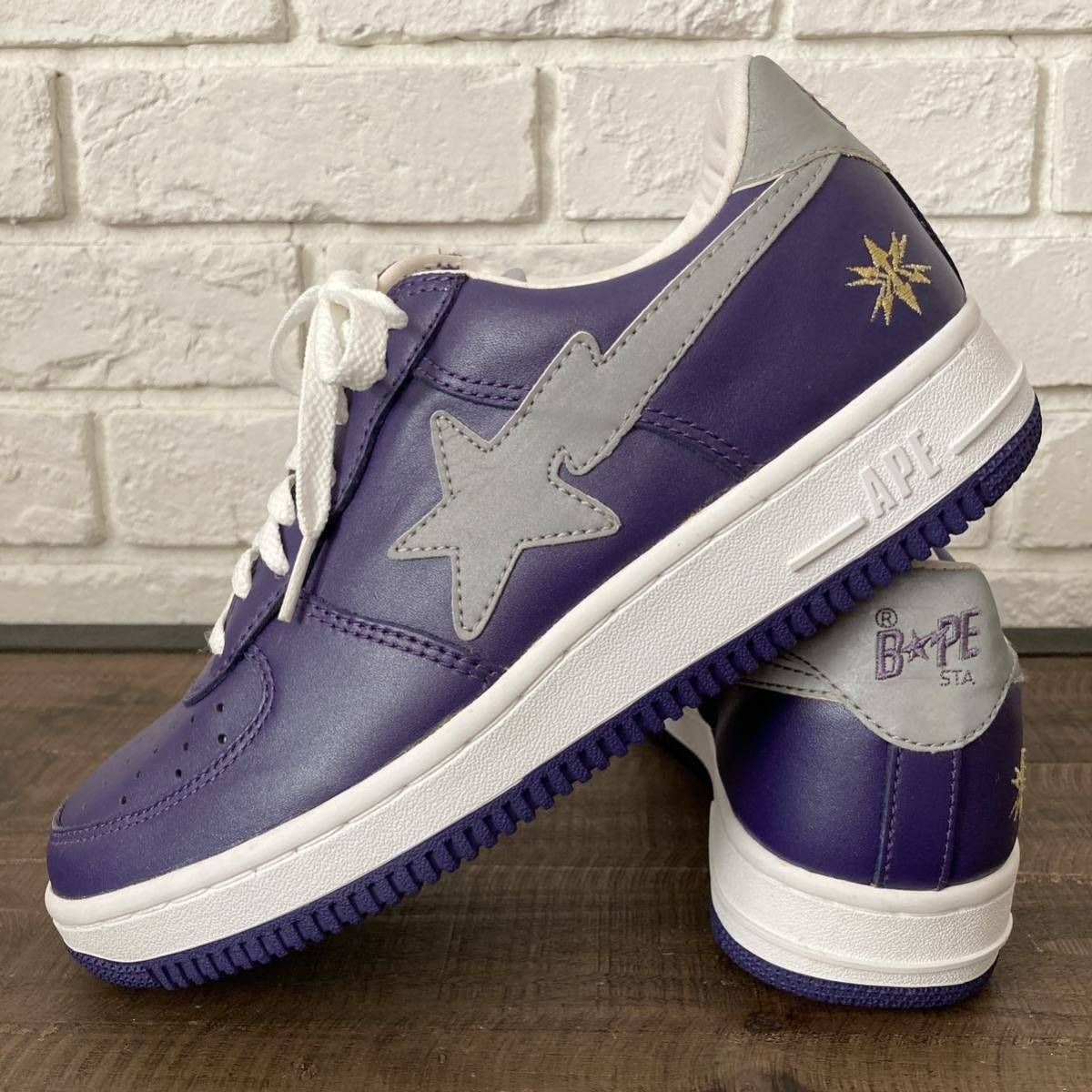 ☆未使用品☆ DEVILOCK BAPESTA レザー スニーカー 26.5cm a