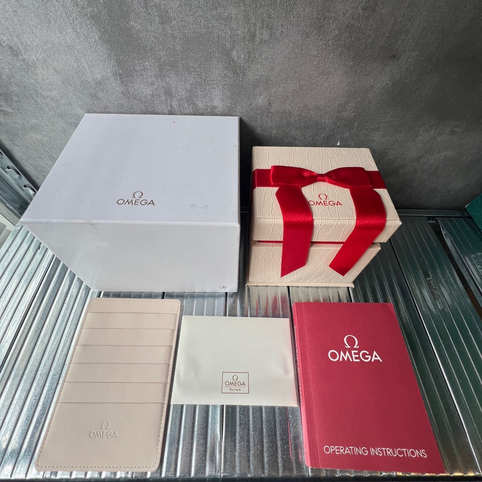 OMEGA オメガ 時計 ケース 空箱 コンストレーション BOX 外箱付