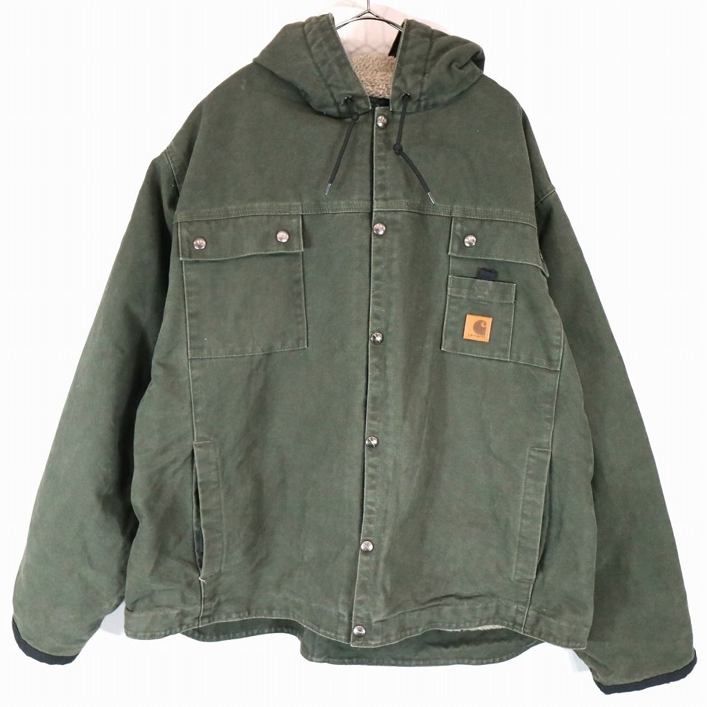 Carhartt カーハート SANDSTONE HOODED ジャケット 大きいサイズ