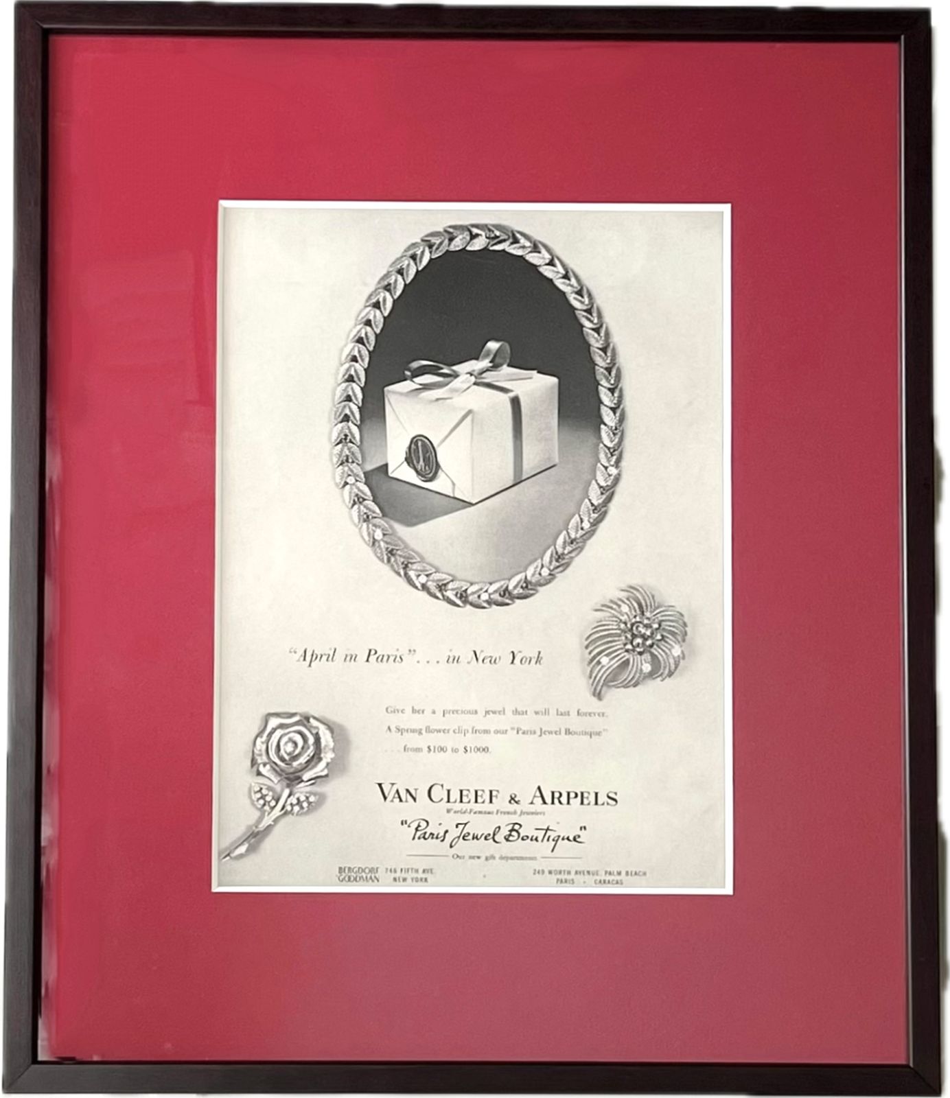 1980's ヴィンテージポスター(Van Cleef&Arpels) 1959 広告＞ Van Cleef& Arpels ヴァンクリーフアーペル