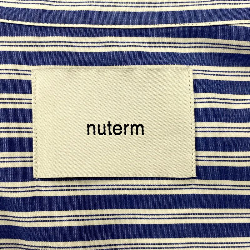 中古品】 NUTERM ニューターム ALAN BUGGY FIT SHIRT 004SH-024S