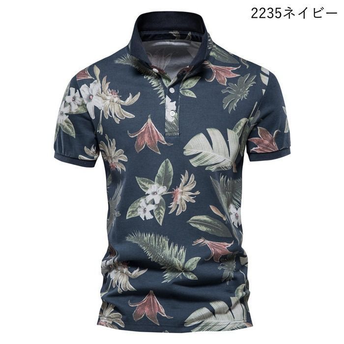 seventytwo_clubhouse ゴルフシャツ 花柄L ポロシャツ Callaway キャロウェイアパレル ゴルフウェア メンズ ポロシャツ