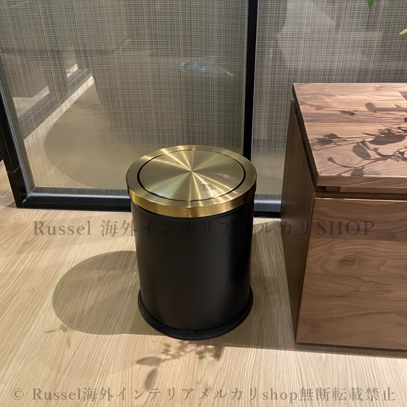 9Lモダンなシンプルなゴミ箱、金属製のゴミ箱、上部開口型のゴミ箱、円柱型の家庭用 9Lモダンなシンプルなゴミ箱、金属製のゴミ箱、上部開口型の