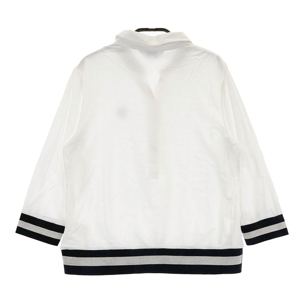 LANVIN SPORT ポロシャツ サイズ38 ホワイト サイズ：38 LANVIN SPORT ランバン スポール 五分袖ポロシャツ