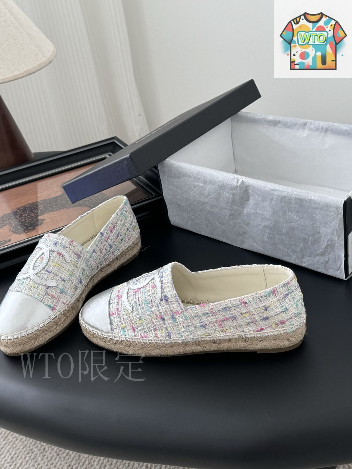 ☆24aw 上品×カジュアルに☆ CHANEL エスパドリーユ アイボリー Chanel のエスパドリーユ04-3 - メルカリ