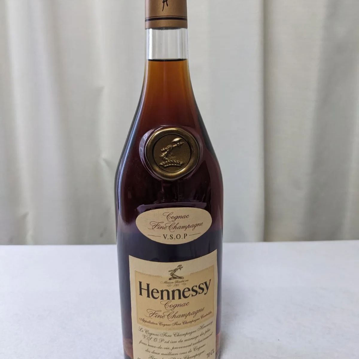 【未開栓】古酒 Hennessy ヘネシー VSOP ファインシャンパーニュ スリムボトル ブランデー コニャック  700ml40度1311グラム(07082)