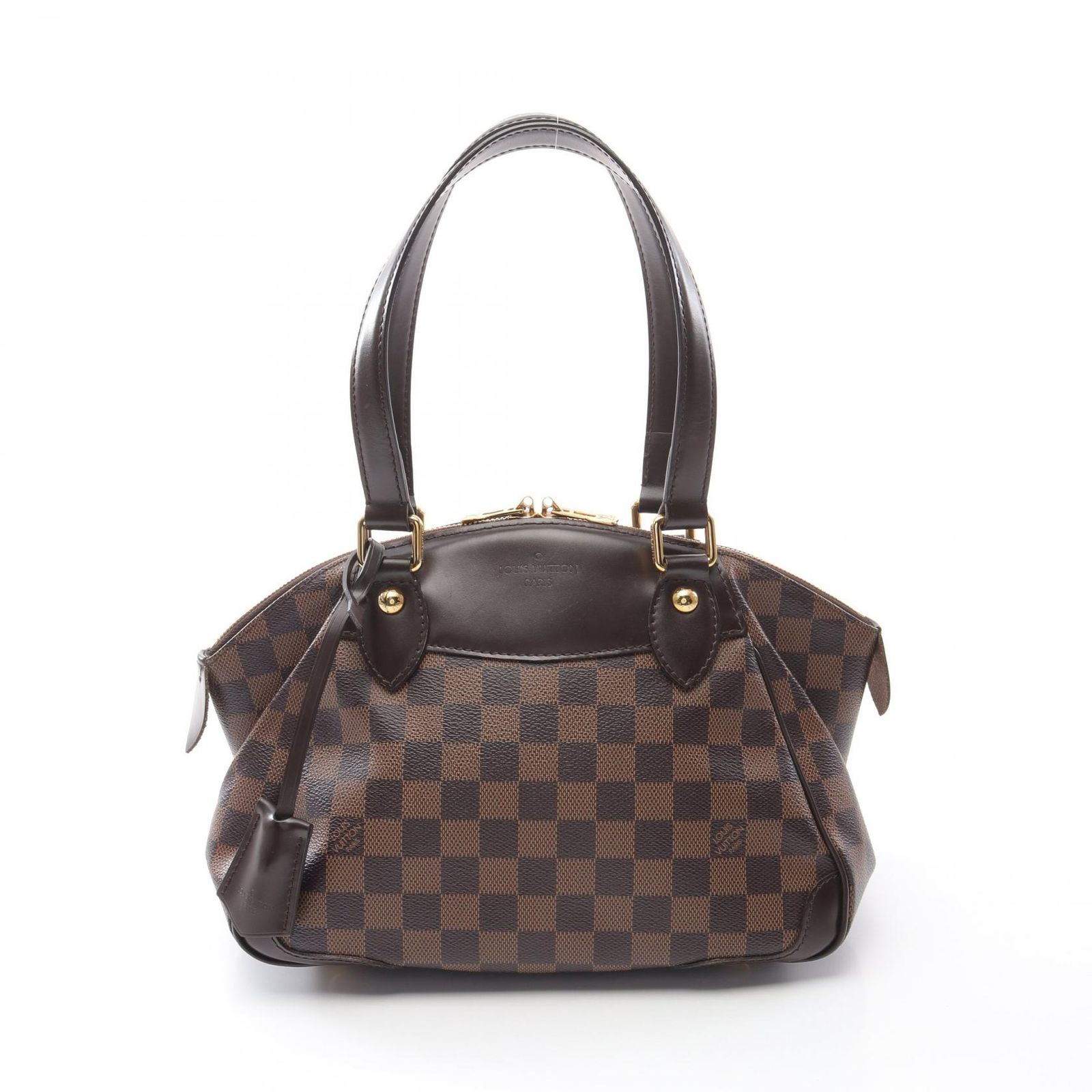 ルイ ヴィトン LOUIS VUITTON ショルダーバッグ ヴェローナPM ダミエエベヌ N41117 PVCコーティングキャンバス レザー ヴェローナPM レディース Used B