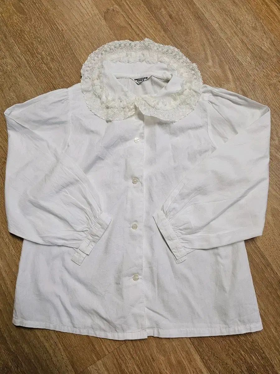 100%新品，限定SALE (日本) キッズ レース襟 ブラウス 120 Tシャツ