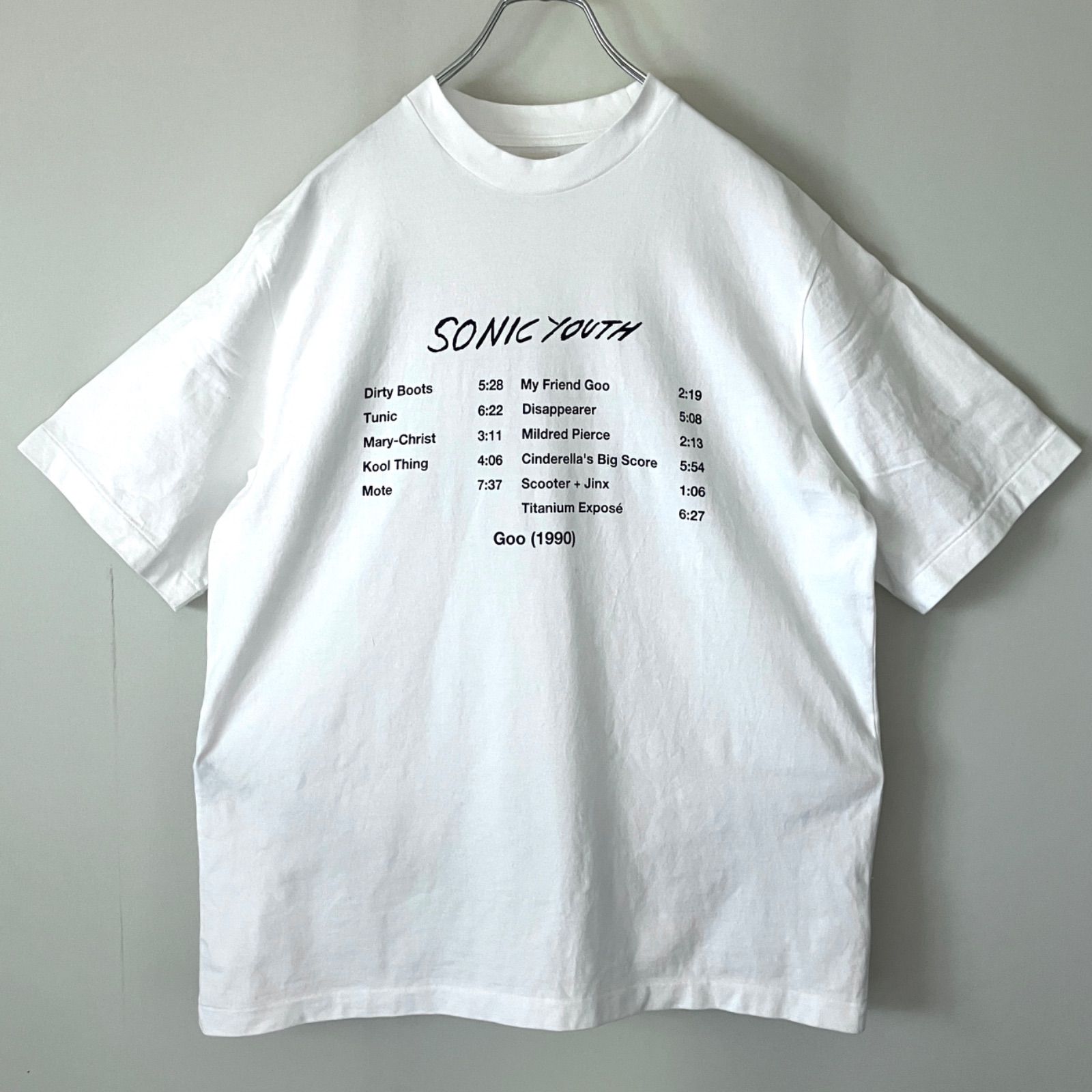 ブラームスルーツストックソニックユースdiRty Tシャツ 白サイズ2