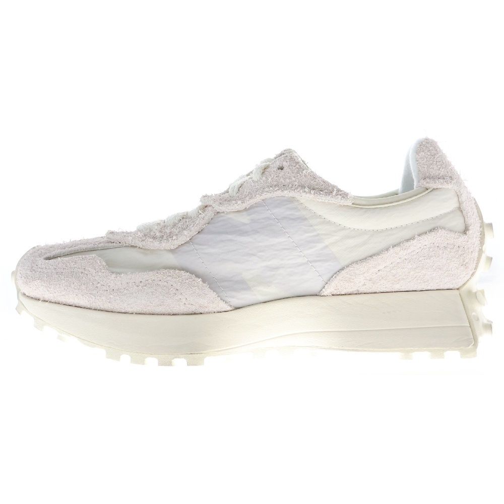 New Balance ニューバランス U327WCC Width D WHITE BEIGE スウェード ローカットスニーカー アイボリー US5.5|23.5cm レディース