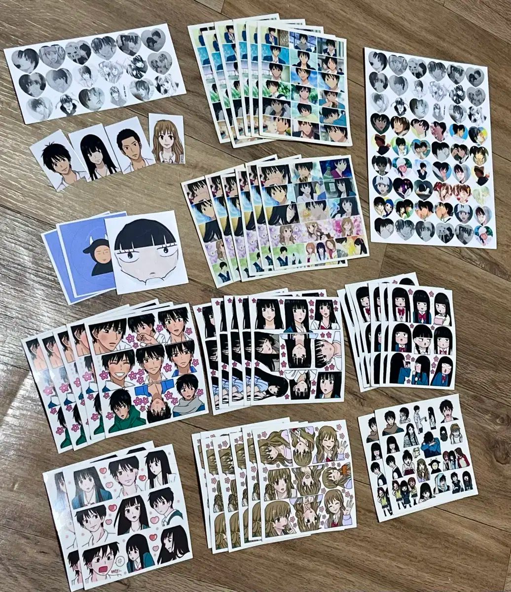 君に 君に届け ステッカーシール 証明写真 IDフォト ミニフォト セット 風早 さわこ くるみたぴぬい リュウ