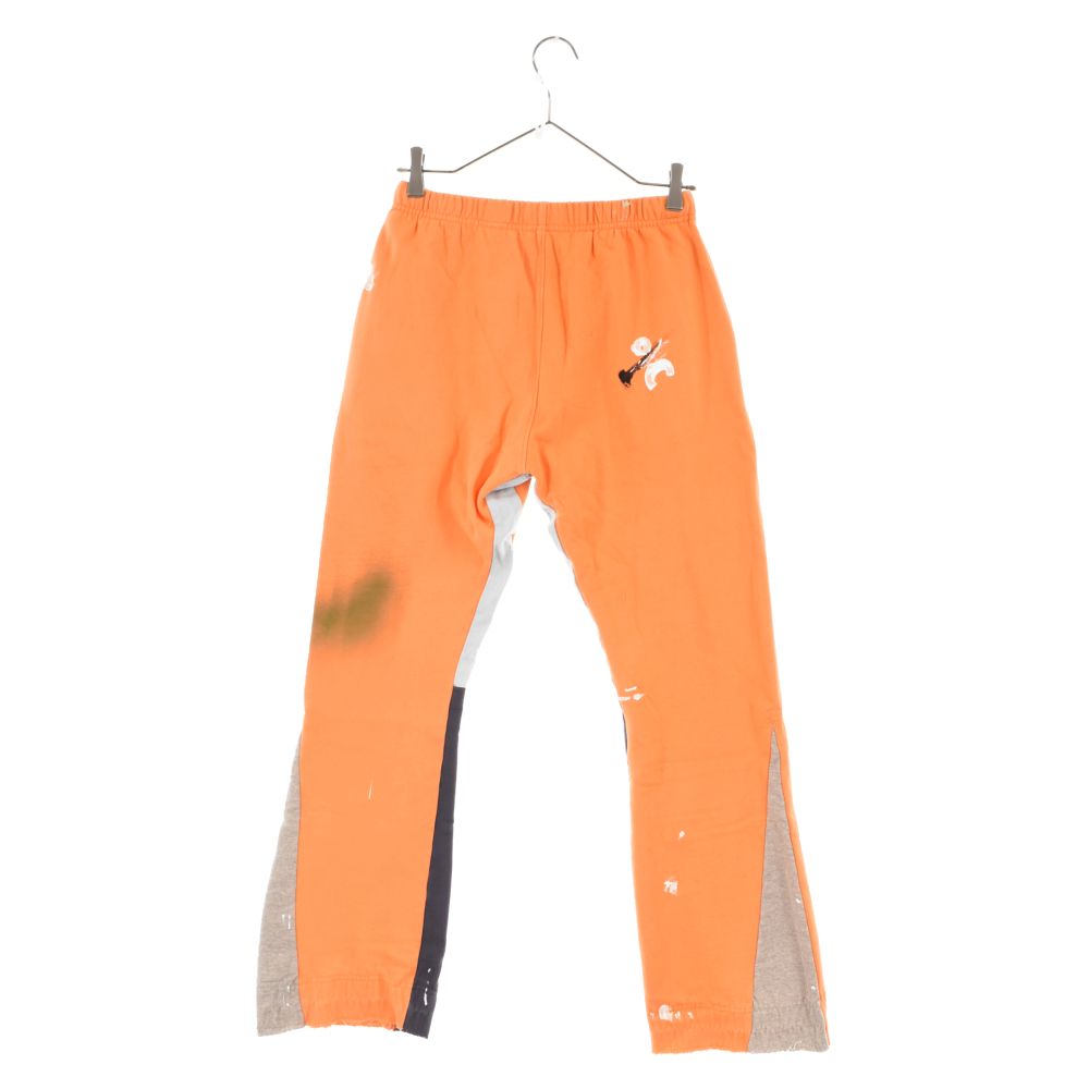GALLERY DEPT. ギャラリーデプト 20AW FLARE PAINTED SWEAT PANT フレア ペインテッド スウェットパンツ オレンジ GALLERY DEPT. (ギャラリーデプト) 20AW Flare Painted Sweat Pants