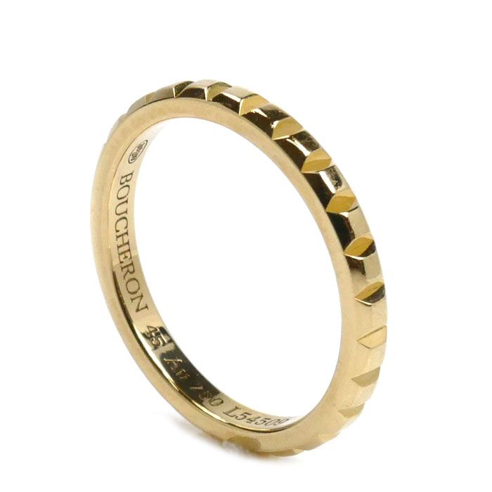 BOUCHERON ブシュロン　クルドパリ　スモール　５号　イエローゴールド ブシュロン】クルドパリ スモール イエローゴールドリング [結婚