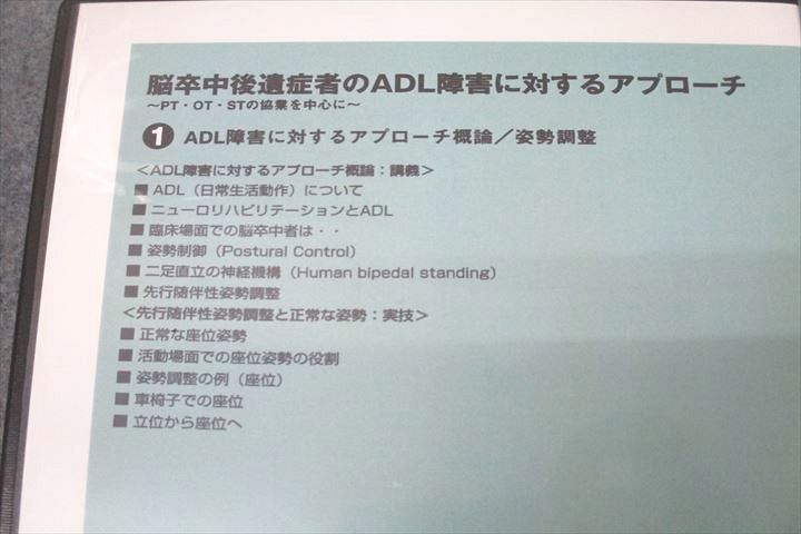 ジャパンライム 脳卒中後遺症者のADL障害に対するアプローチ1～3