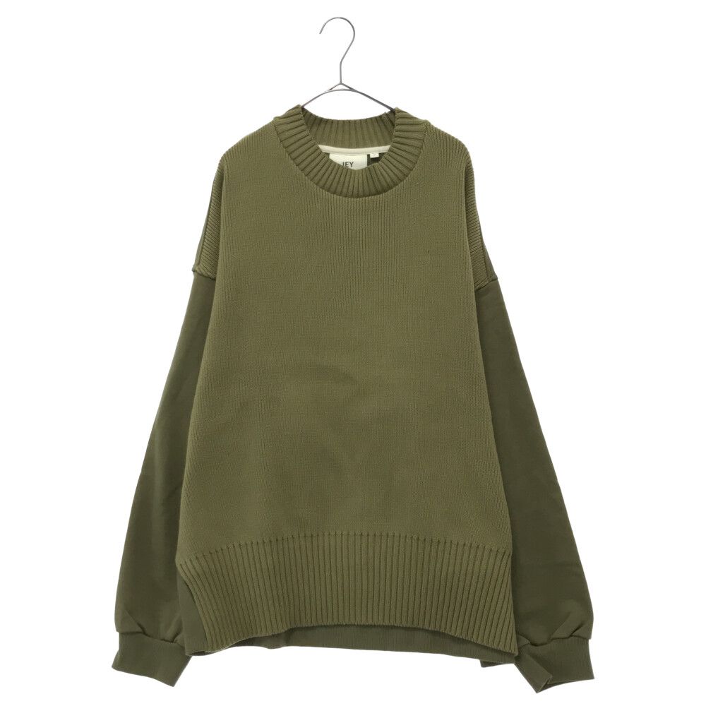 IEY (アイイーワイ) MIXED SWEATSHIRTS IYKNBA001 ニット切替