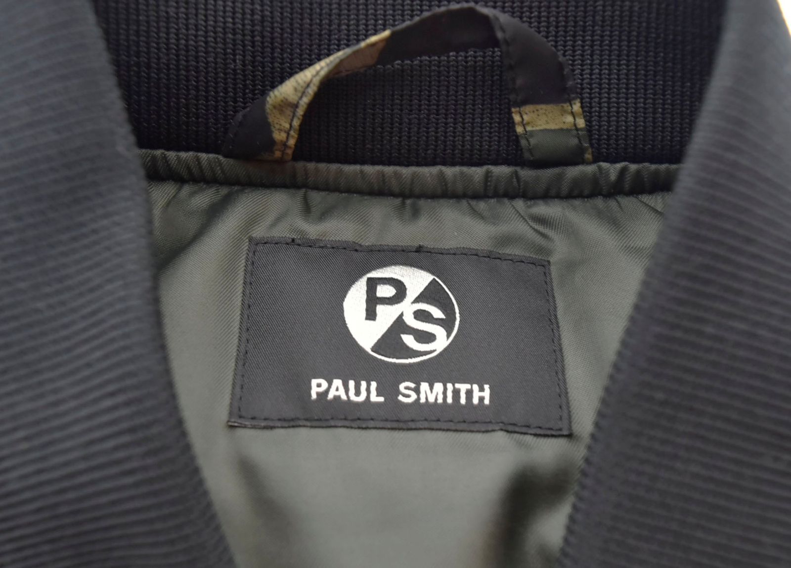 ポール・スミス Paul Smith フライトジャケット 黒 PY-5Y-52221