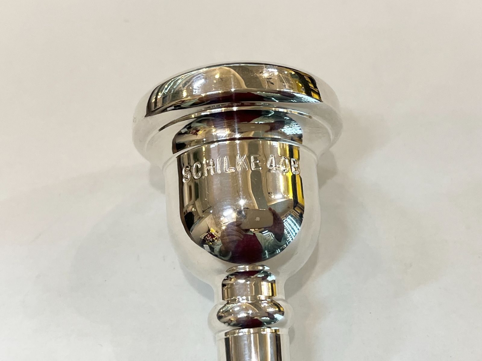 シルキー トロンボーンマウスピース 40B 細管【中古】【西巣鴨