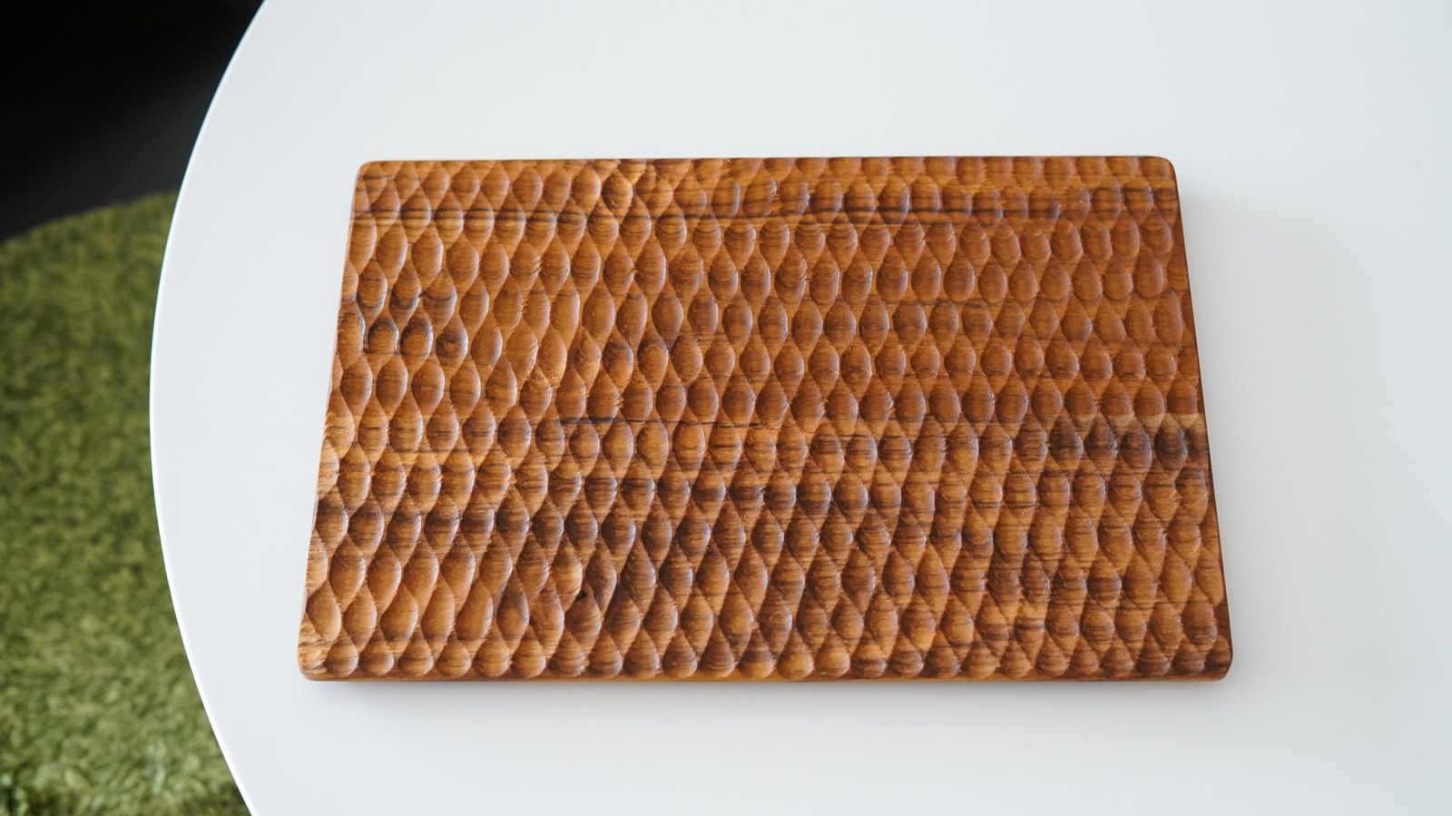 タイ製】スクエアデザイン プレート スクエアプレート プルメリア