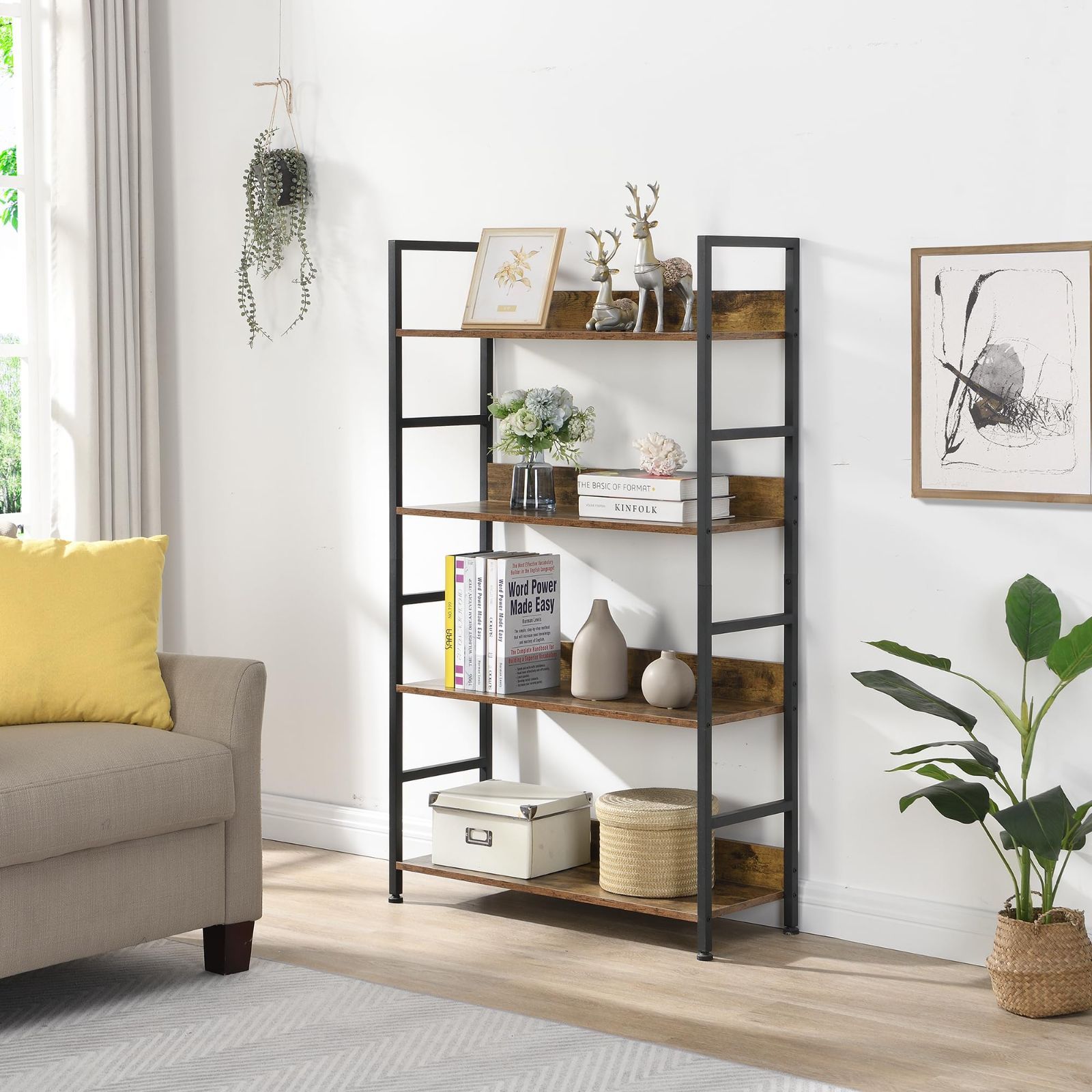 オープンシェルフ ラック 本棚 L4-80-30 MARWIL-DEMENAGEMENTS_CH