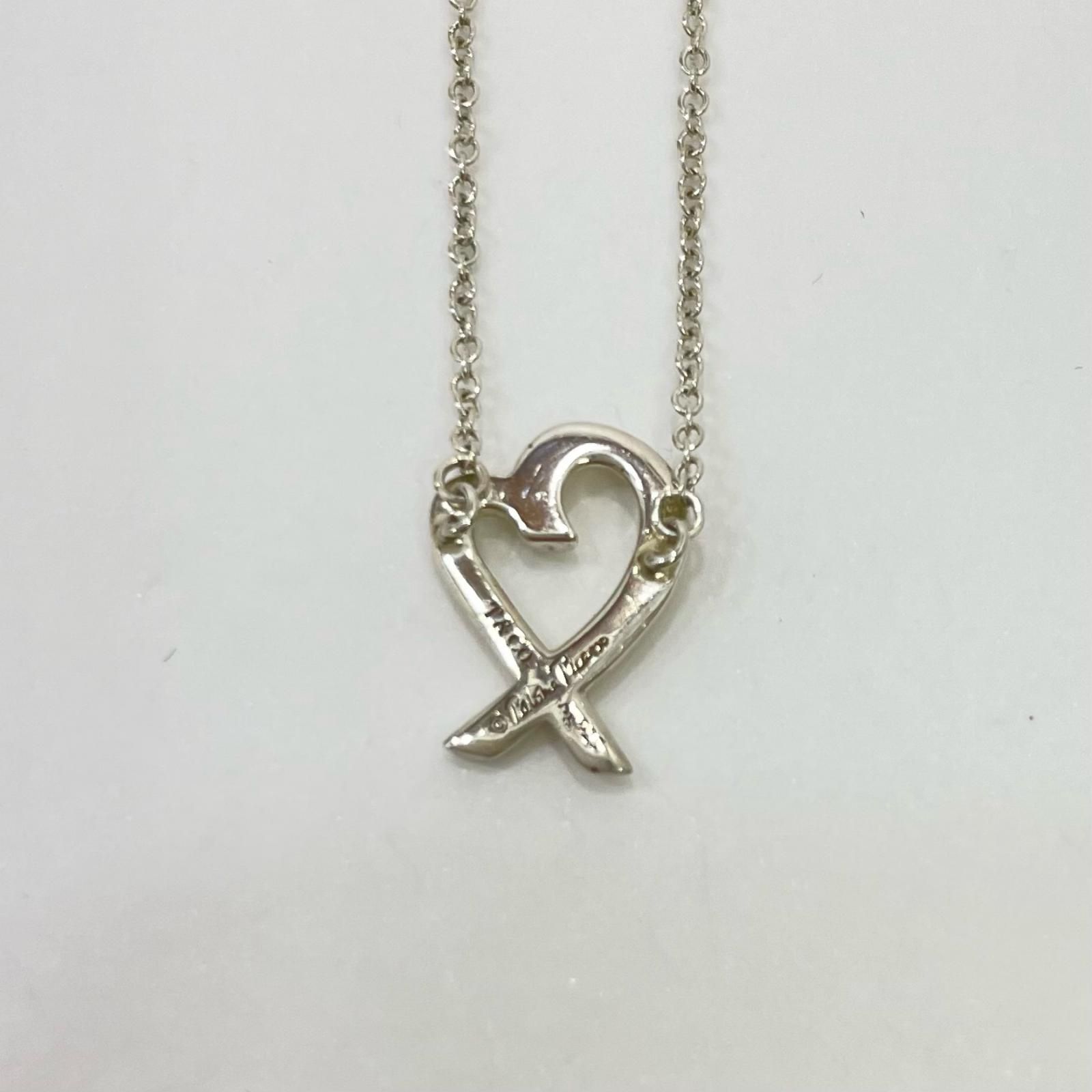 TIFFANY&Co. ティファニー ラビングハート ミニ ネックレス
