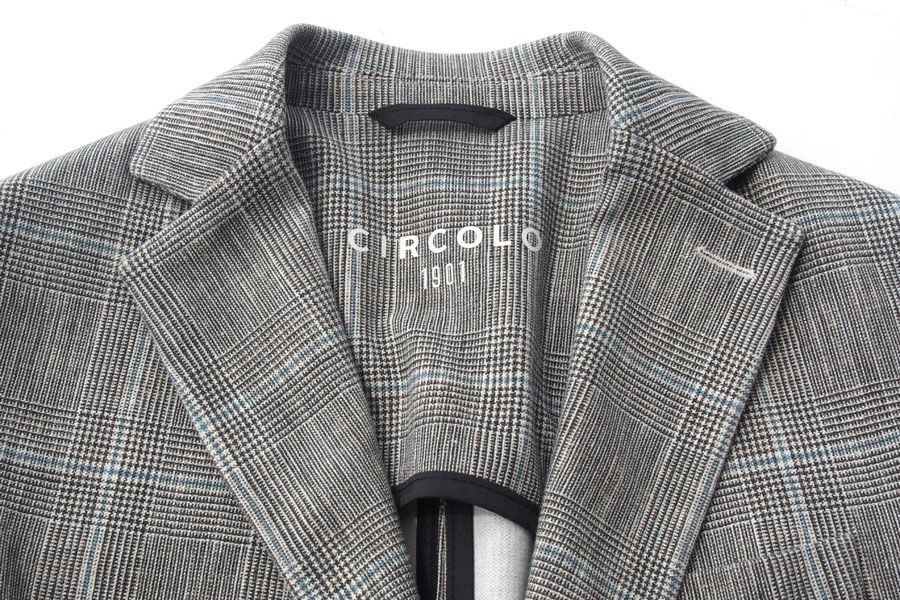 Circolo ソリッドコットンジャージー 2Bジャケット BEAMS 干場 Circolo