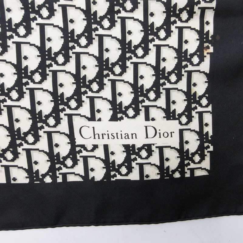クリスチャンディオール Christian Dior トロッター ロゴ スカーフ