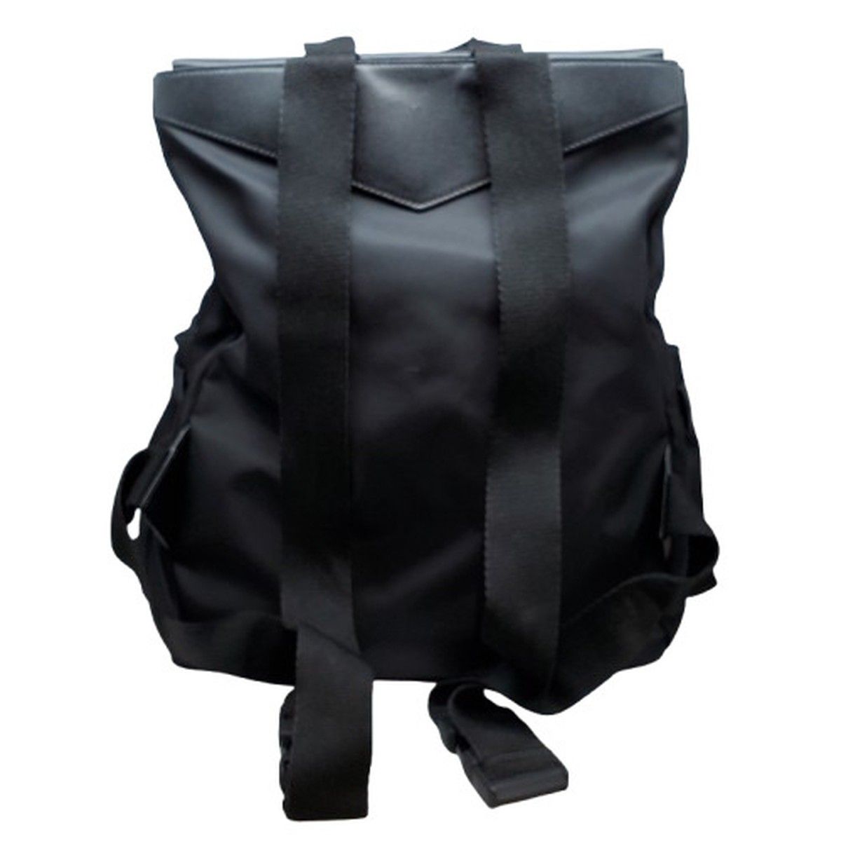 GIVENCHY ジバンシィナイロン✕レザー リュック 鞄 BAGメンズブラック GIVENCHY ジバンシィ ナイロン×レザー ロゴデイパック バックパック