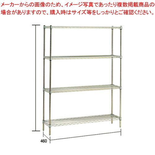 ステンレス エレクターシェルフ SMS 1220×PS1900×4段