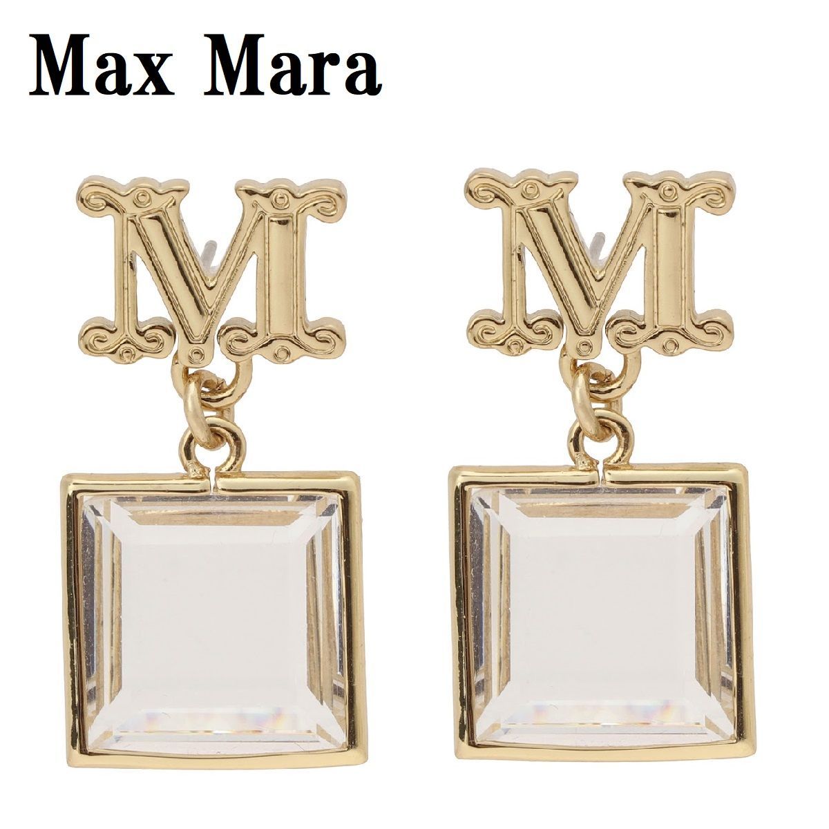 MAX MARA マックスマーラ ピアス EARRY04 レディース クリスタル ...