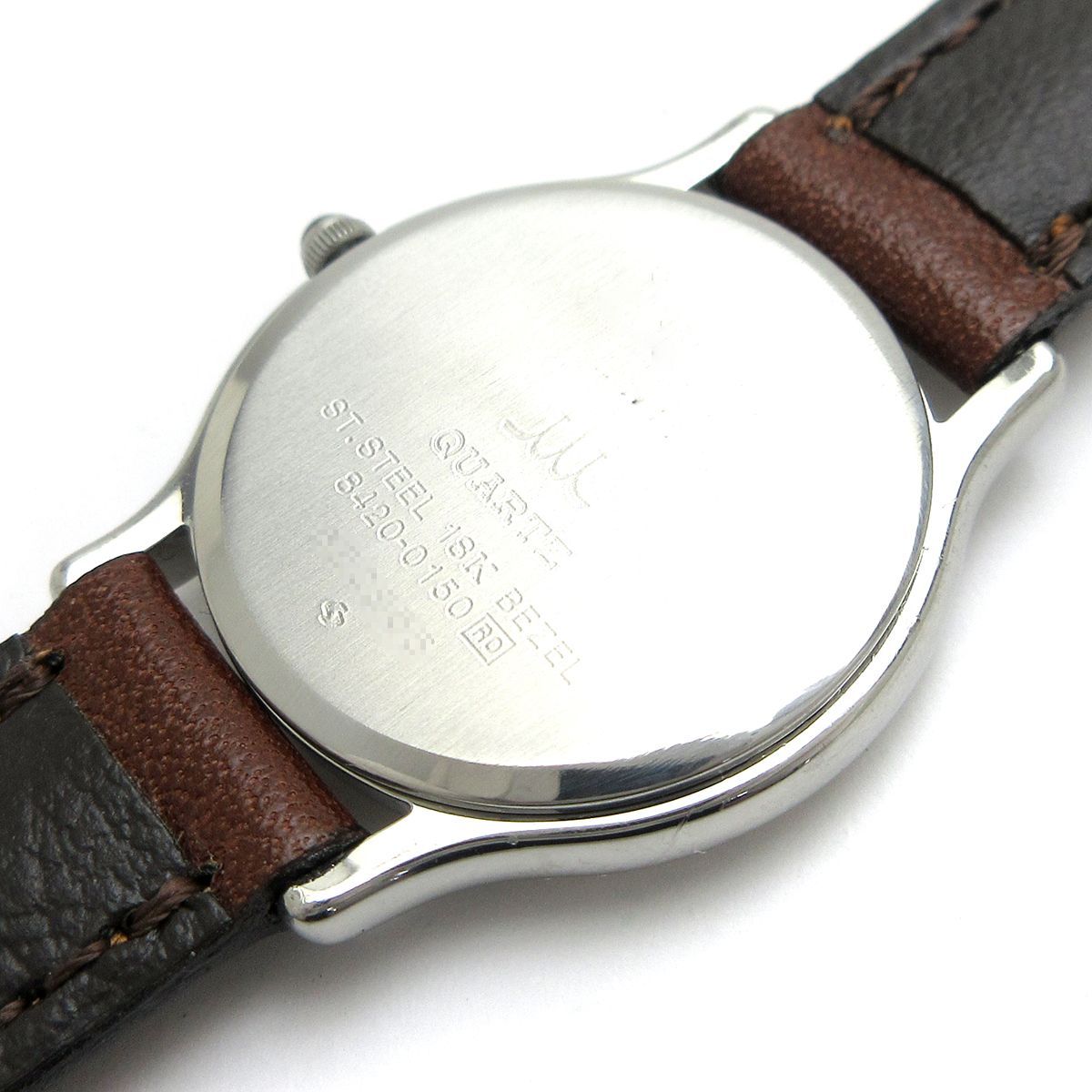 鑑定済] セイコー クレドール 8420-6690 SS/K18YG セイコー 時計