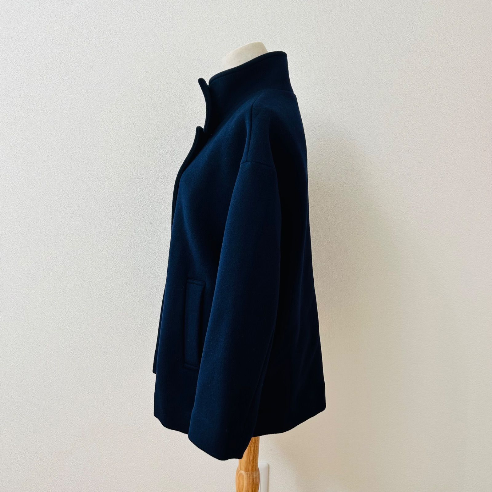 ジャーナルスタンダード スーパー120ダブルビーバーハイネックコート