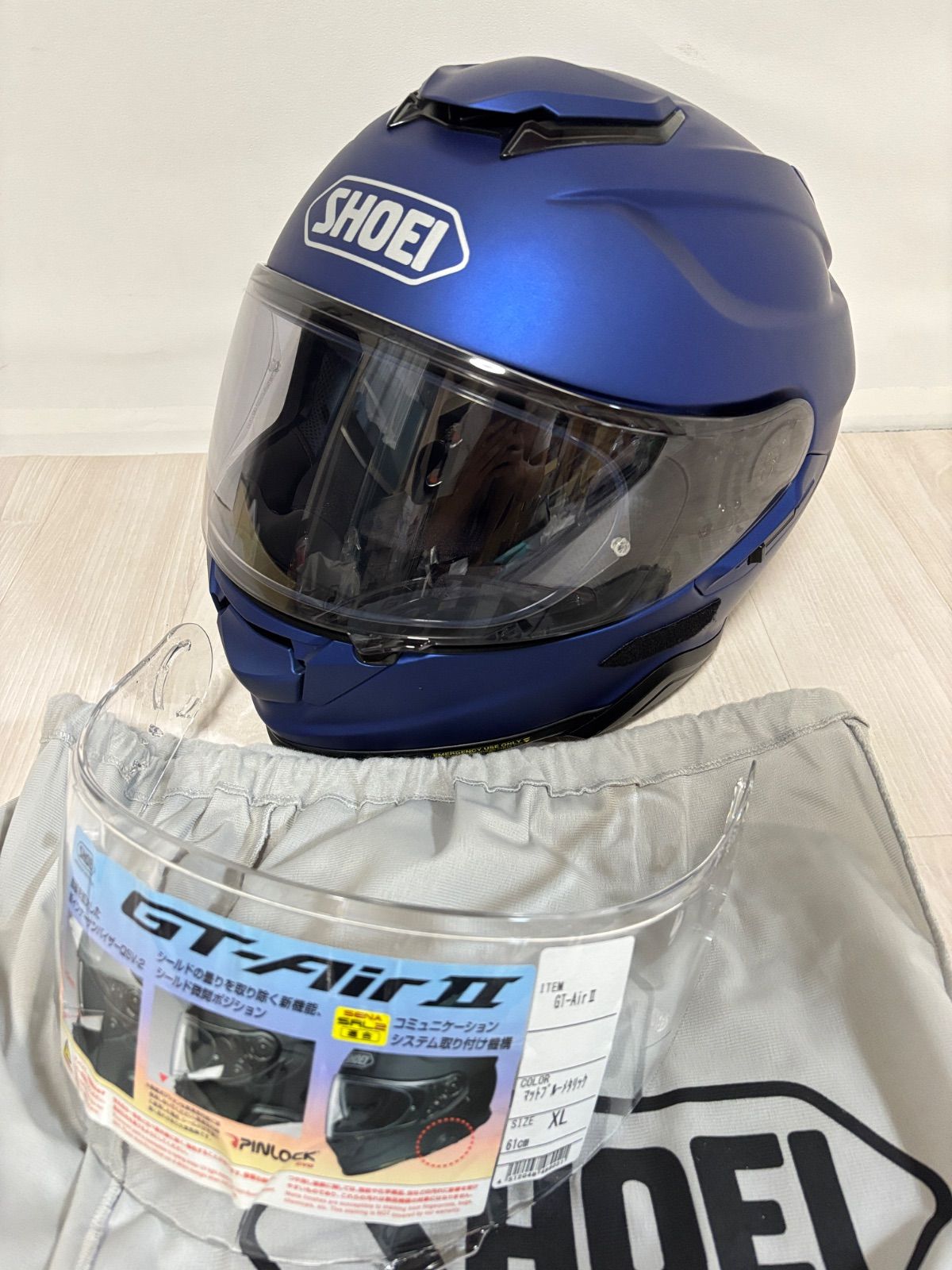 SHOEI GT-Air Ⅱ ヘルメット マッドブルー XL