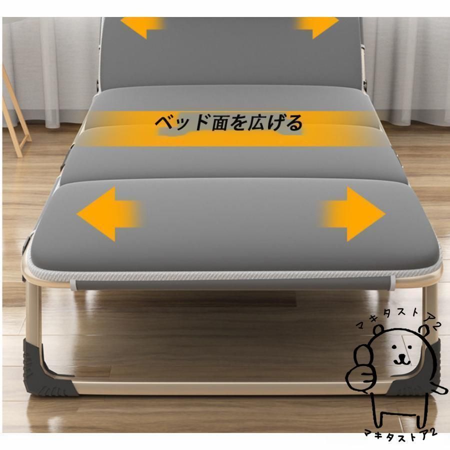 簡易ベッド 折り畳みベッド ソファーベッド シングル コンパクト