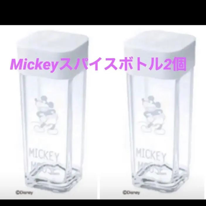 新品 towerとDisneyコラボ商品 プッシュ式醤油差しMickey1個とスパイ