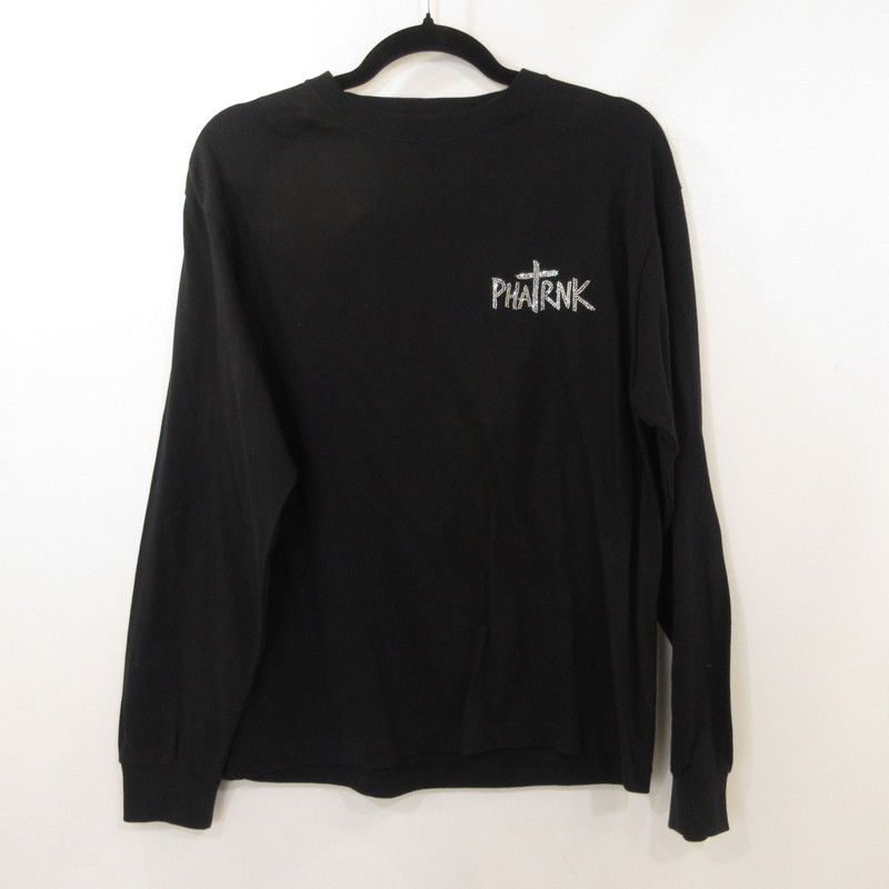 PHATRNK✙ファットランク】 Old Pロゴ 長袖 S 黒 PHATRNK ロゴ 長袖T