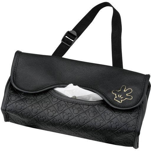 ボンフォーム(BONFORM)ファンシークラッシーミッキーティッシュカバーサイズ:250x125x75mmカラー:ブラック7244-05BK