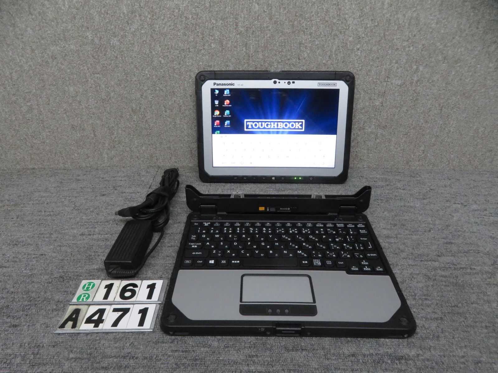 業務用・sim・タッチパネル】◇Panasonic TOUGHBOOK CF-20/ 10.1型