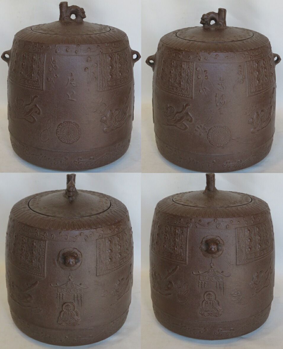 八月◇特売品）山形県釜師 佐藤浄清作 尾上釜 風炉用 茶道具
