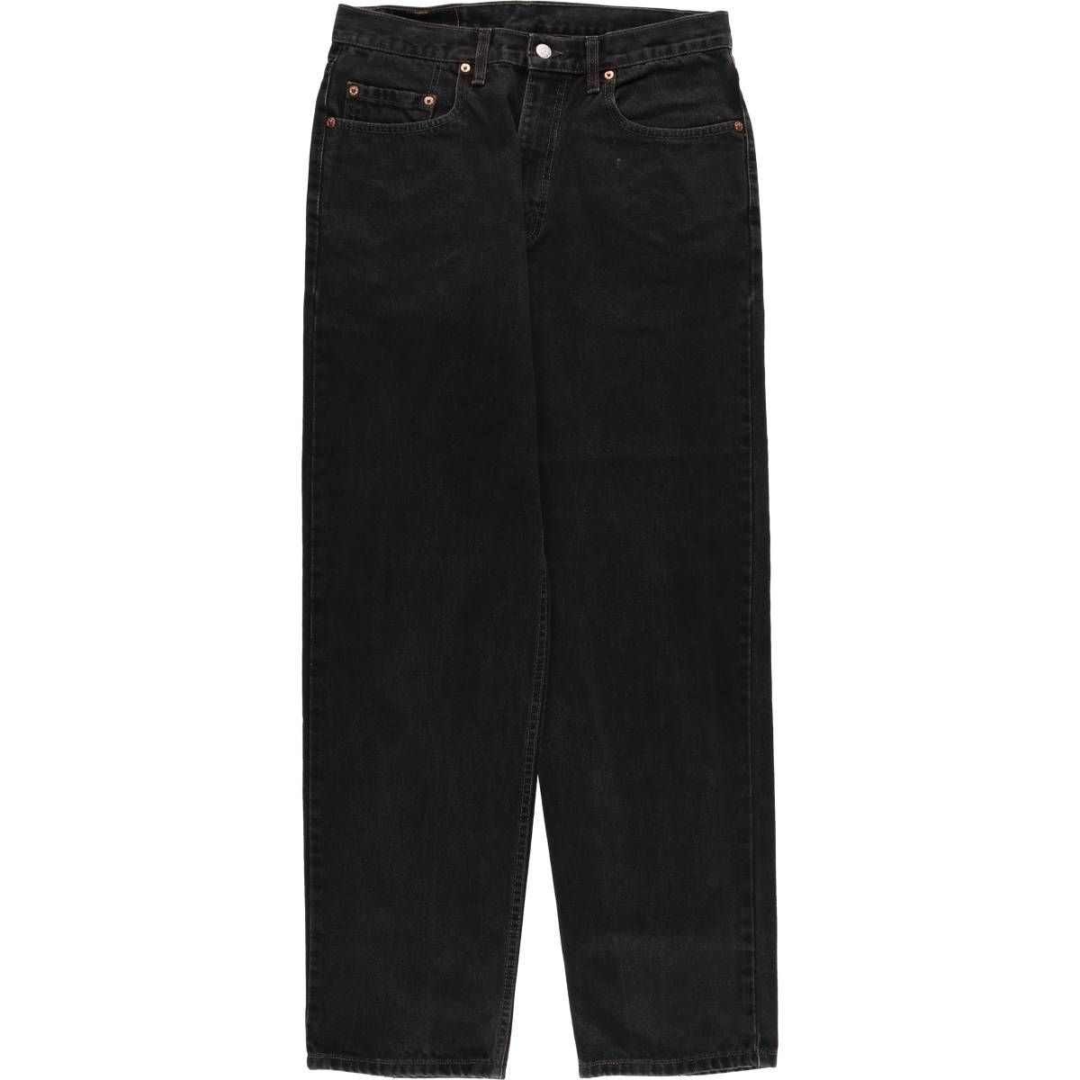古着 90年代 リーバイス Levi s 550 RELAXED FIT ブラックデニム テーパードデニムパンツ カナダ製 メンズw34相当 ヴィンテージ|eaa419035