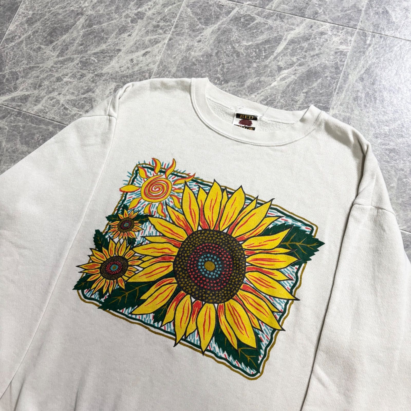 90s ひまわりsweat 90s MAZE Sweat Shirt | VOSTOK
