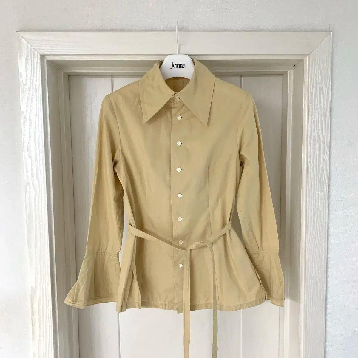 Ys bis 要旨 やまもと バターカラー シャツ ワンピース - メルカリ 