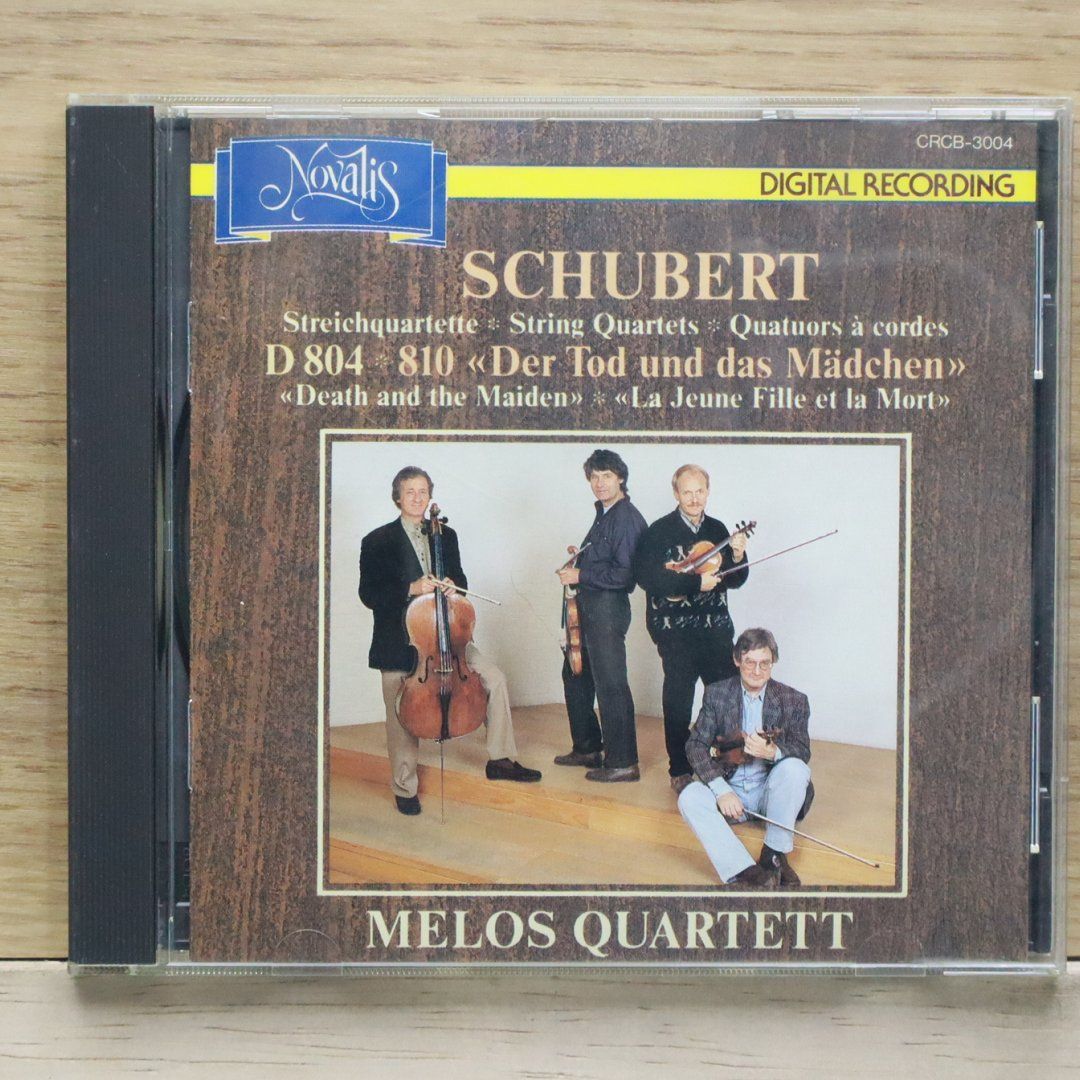 国内盤CD☆メロス弦楽四重奏団/MELOS QUARTETT□ シューベルト:弦楽 