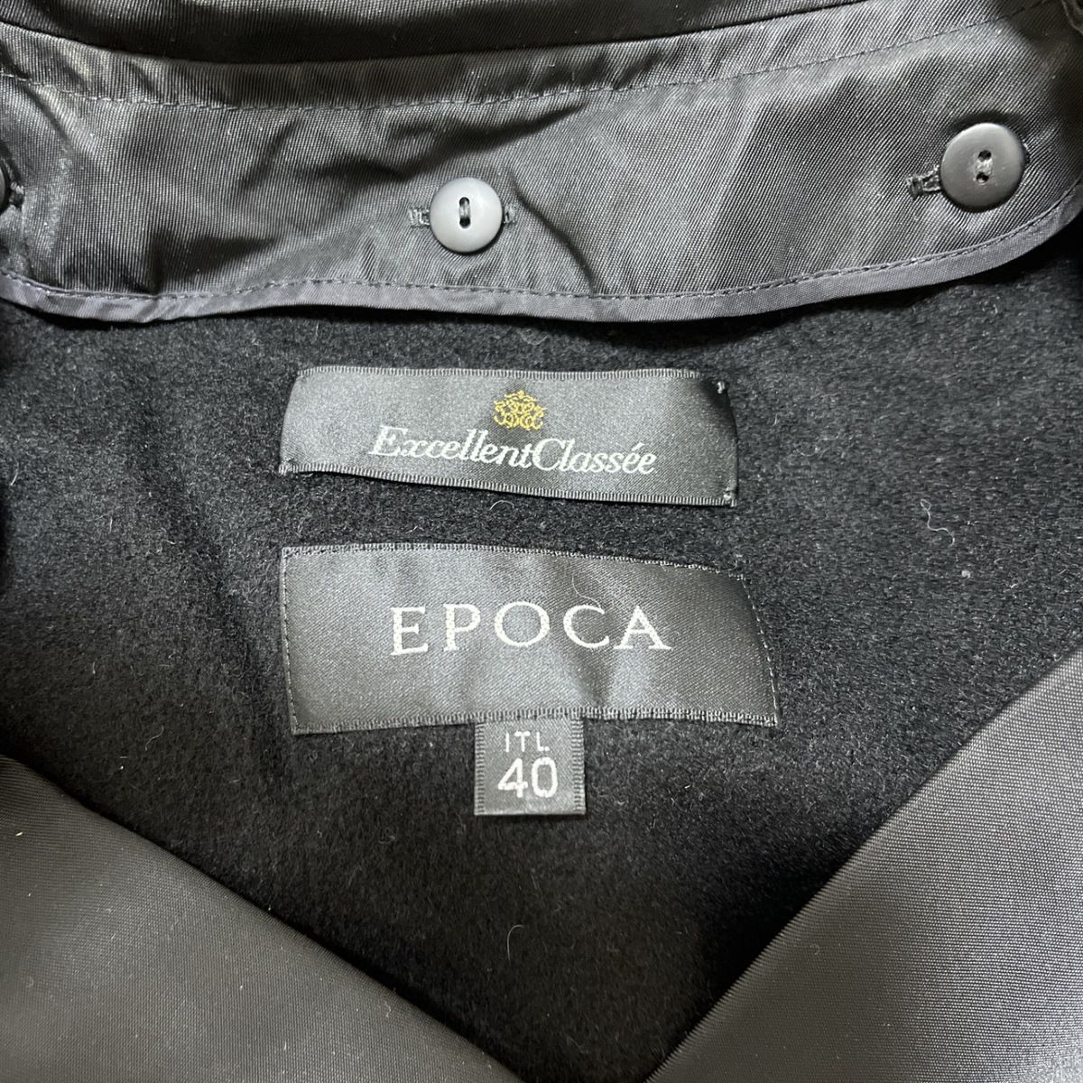EPOCA(エポカ) コート サイズ40 M レディース - 黒 長袖/冬