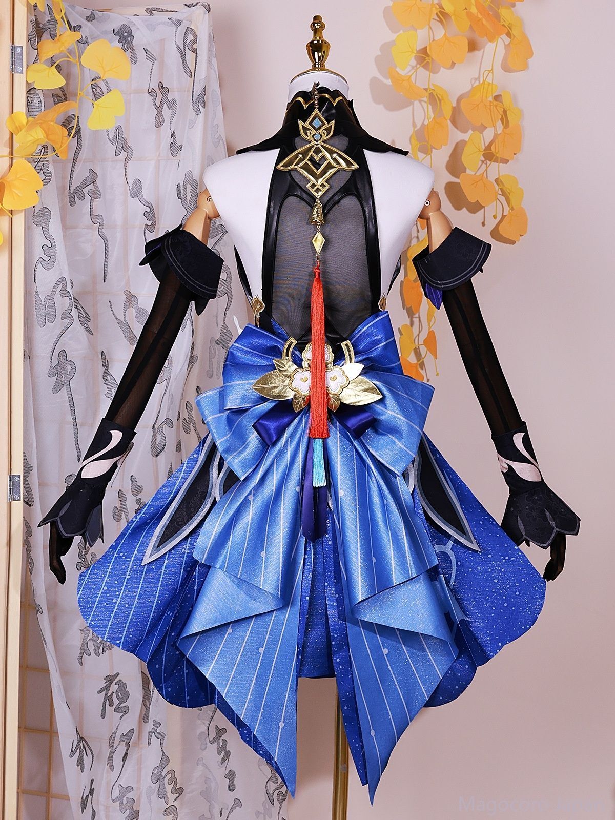 COSPLAY衣装原神新春スキン玄玉瑶芳甘雨女性用海灯節コスチューム